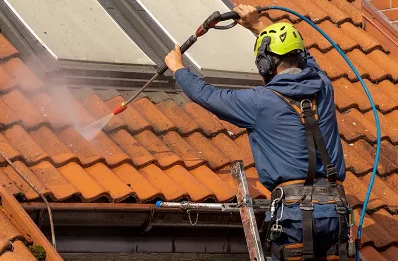 Démoussage et hydrofuge de toiture à Mory